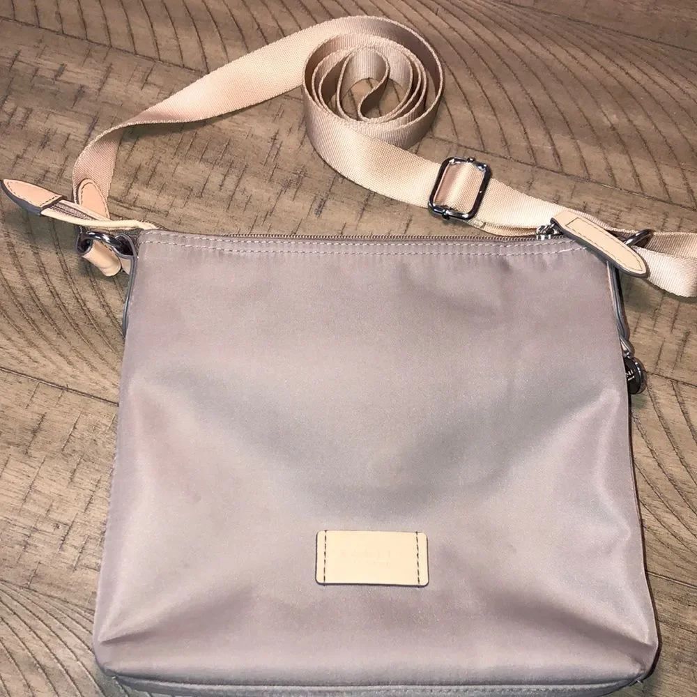 Radley London Westie Logo Canvas Crossbody Security Bag chic vacation ready